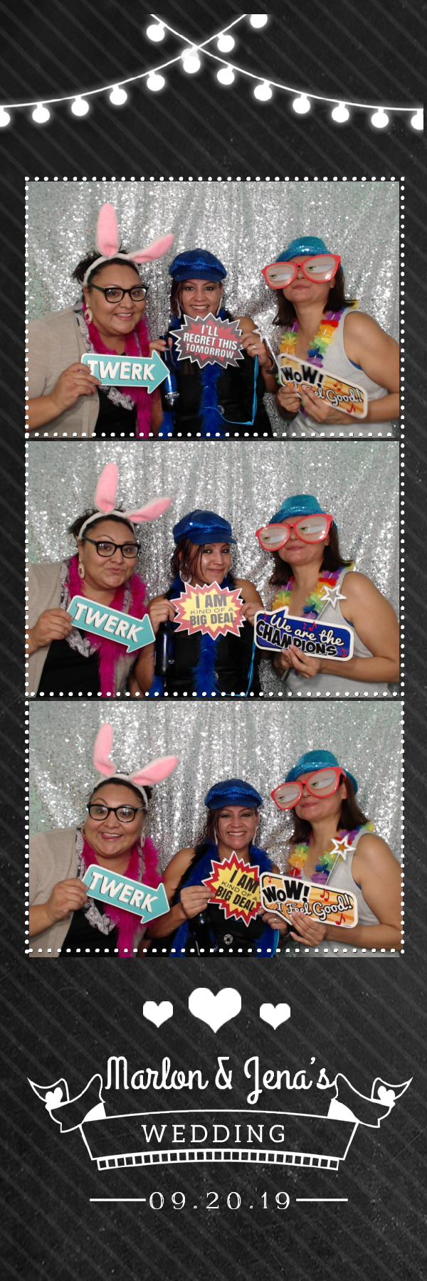 Jena and Marlon's Wedding | View more photos from the event at gallery.photoboothbillings.com/u/PhotoBoothBillings/Jena-and-Marlons-Wedding